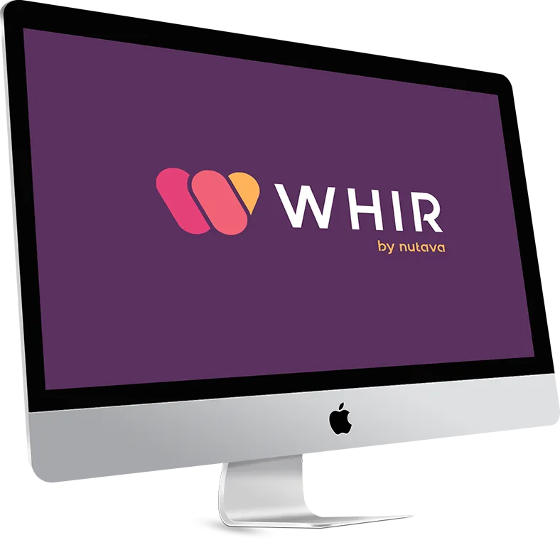 The WHIR application on a desktop computer